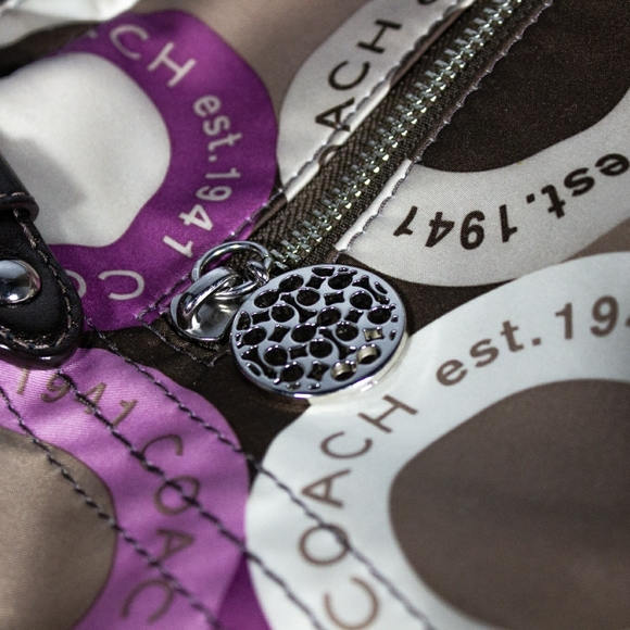 Coach Alexandra Snaphead Pink/Brown Bag F17582 - Picture 6 of 6